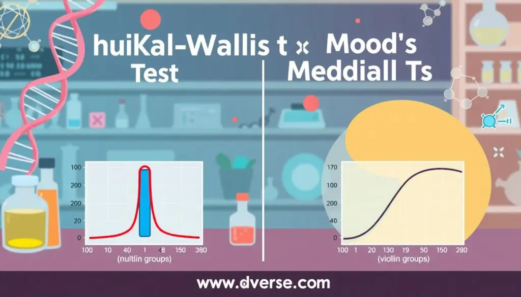 Kruskal-Wallis test and Mood's median test