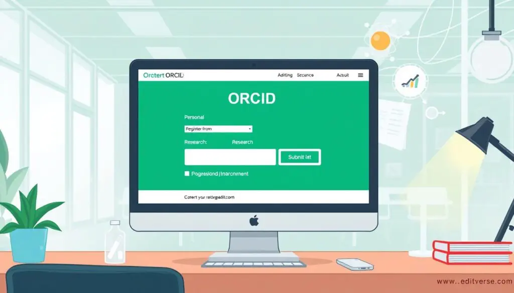 ORCID ID取得画面