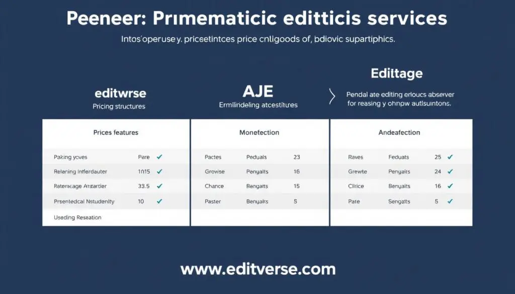Academic Editing Services Pricing Comparison Academic Editing Services Pricing Comparison