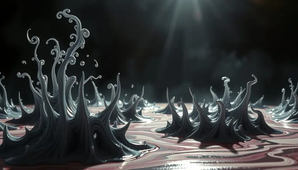 Ferrofluid Art Magnetic Manipulation