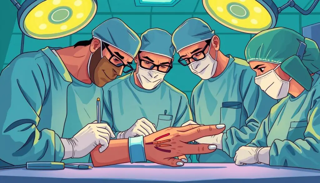 Medical Specialists in Finger Replantation