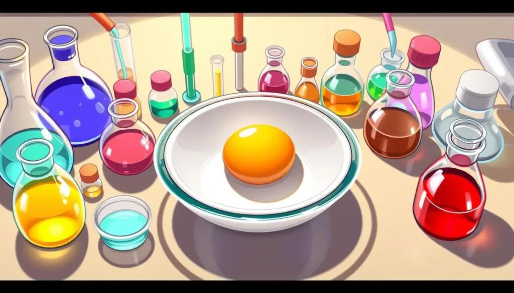 Rubber Egg Experiment Preparation