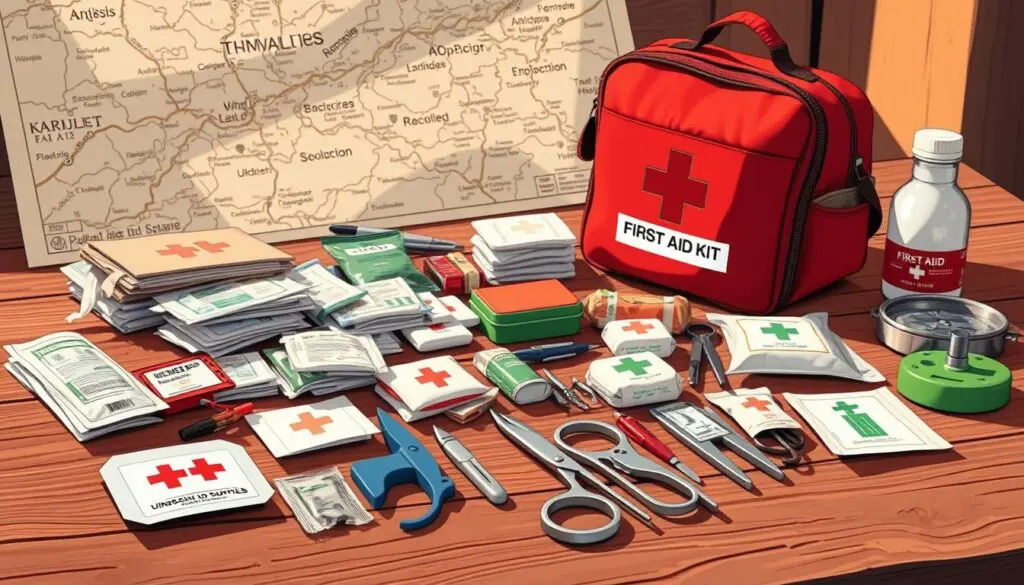 Wilderness First Aid Kit Preparation