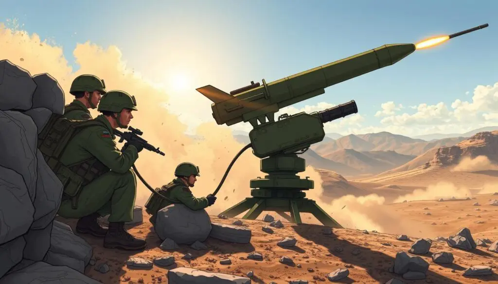 anti-tank missile deployment