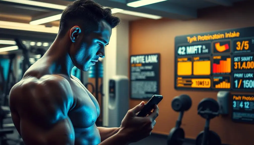 athlete protein intake monitoring