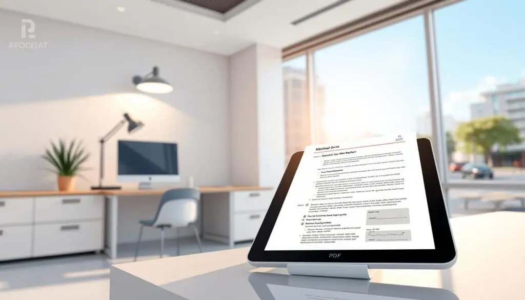medical PDF form navigation