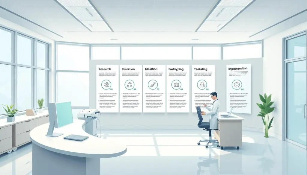step-by-step healthcare design process