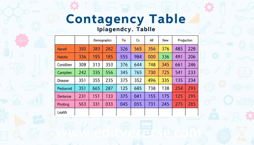 Contingency tables, Expected frequencies