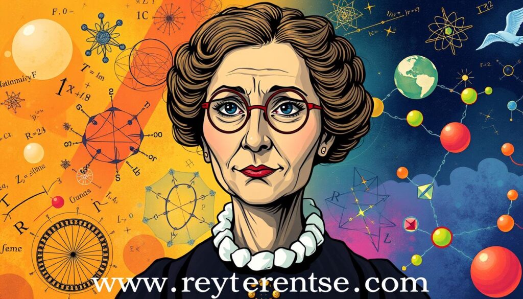 Emmy Noether, abstract algebra, physics laws