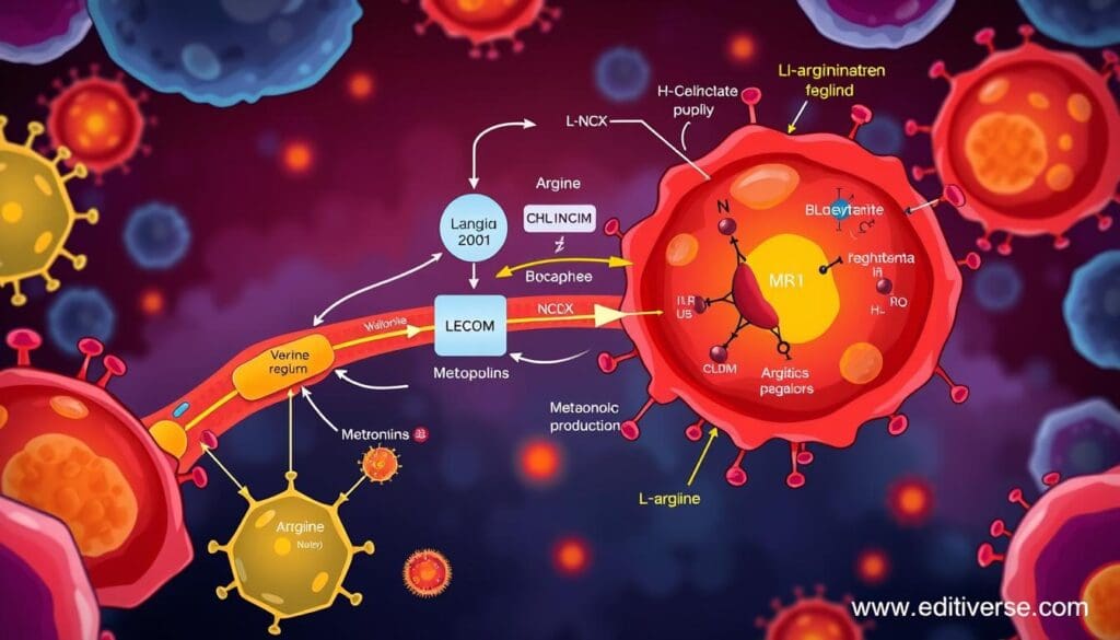 L-arginine metabolism in M1 macrophages L-arginine metabolism in M1 macrophages