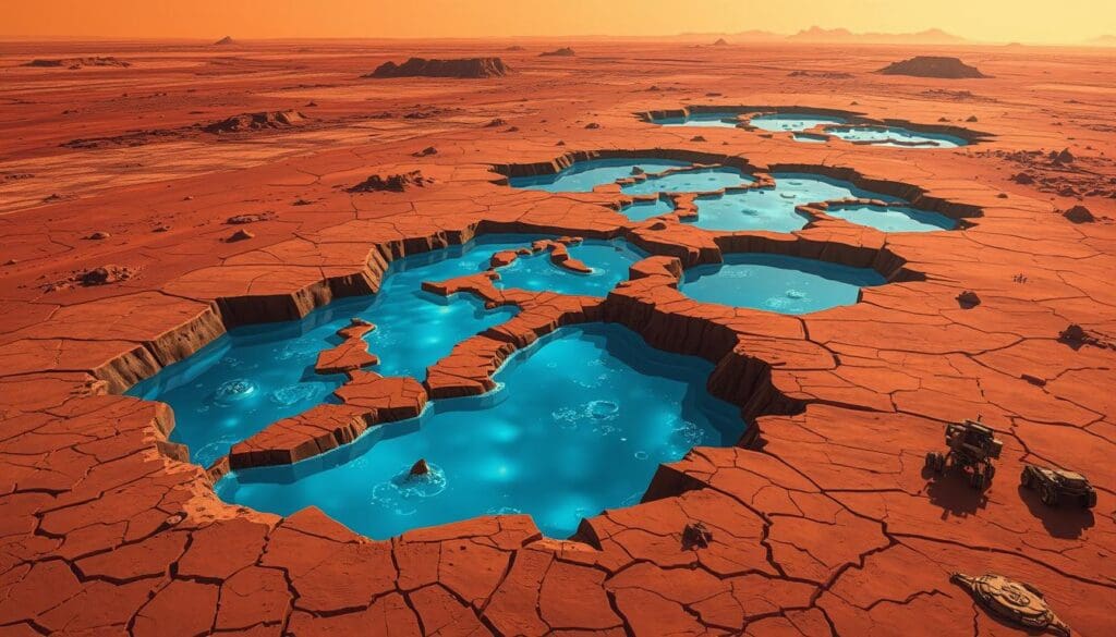 “Liquid Gold on Mars: Vast Underground Lakes Discovered”