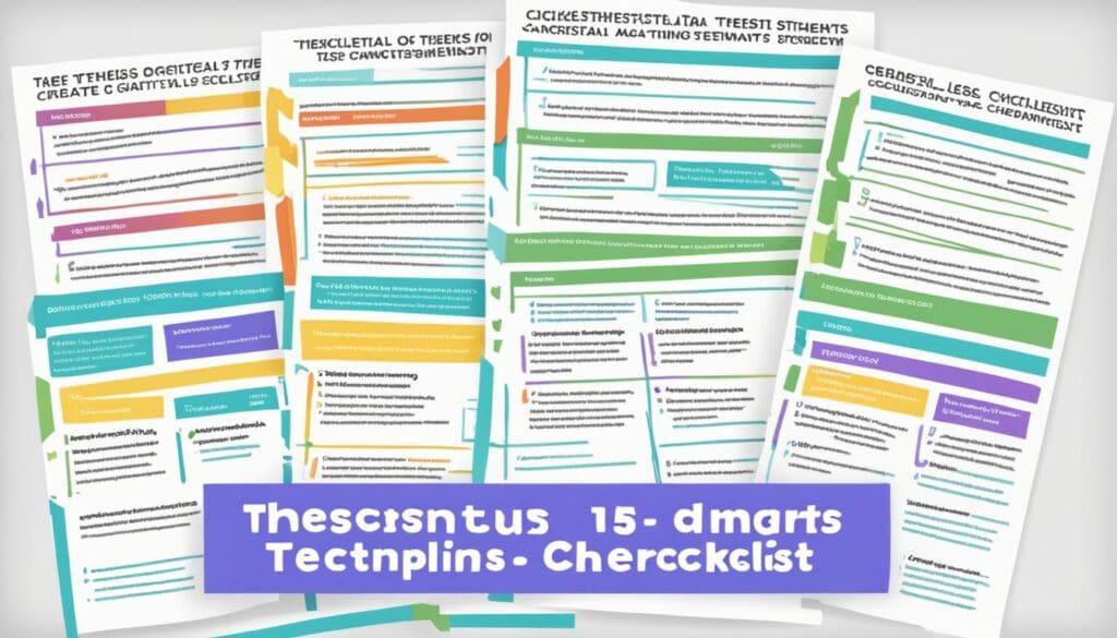 Checkliste für die Formulierung von Thesen