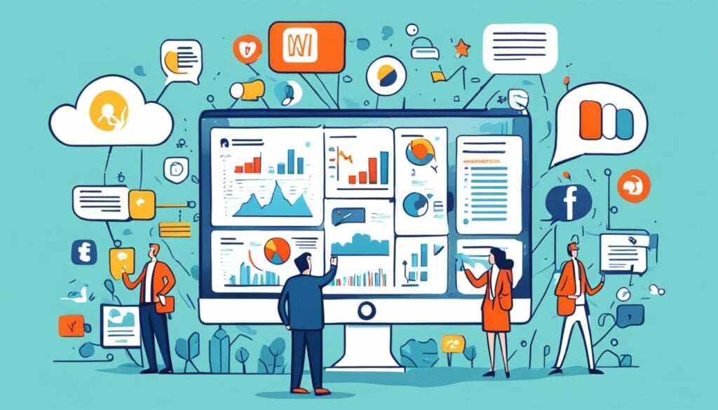 data visualization on social media