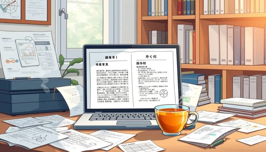 日本語-英語論文翻訳技術