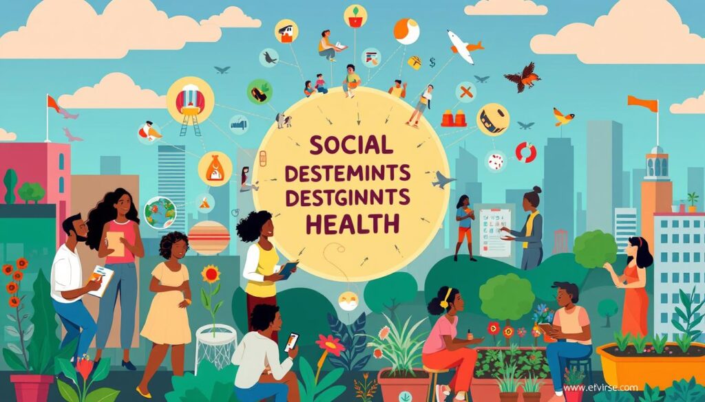 social determinants, health equity, community engagement