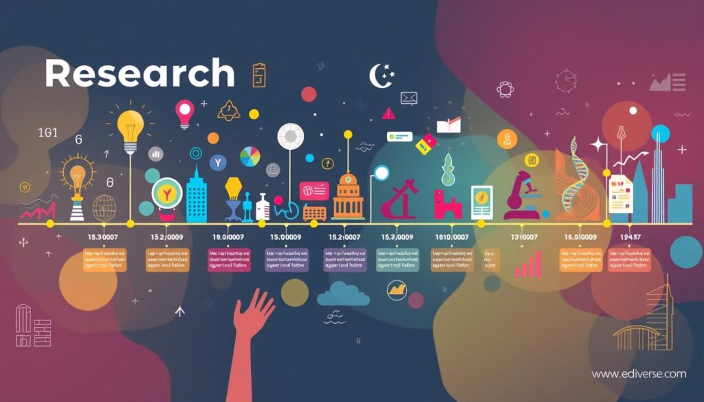 research timeline, planning