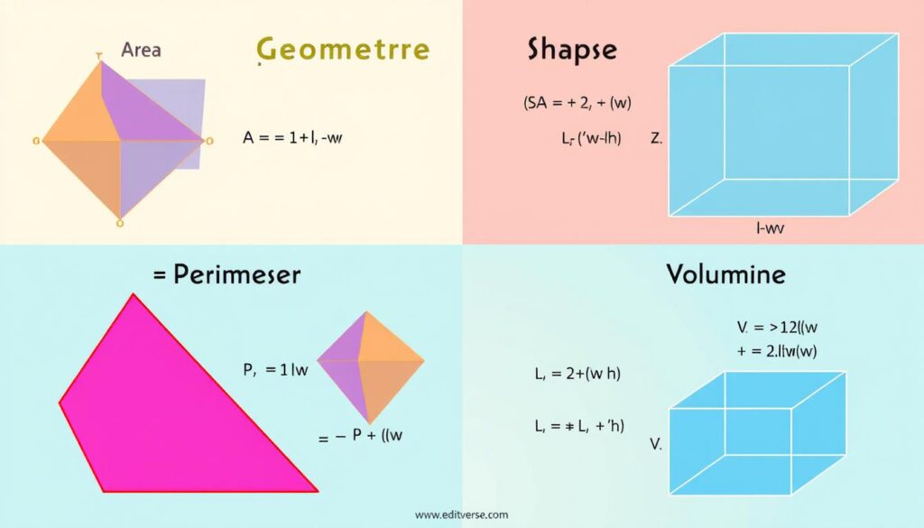 Geometric Measurements Relationships