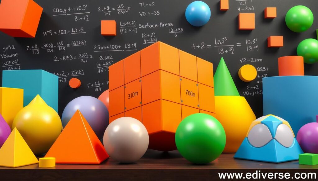 Visualizing Solids, Nets, 3D Shapes, Properties