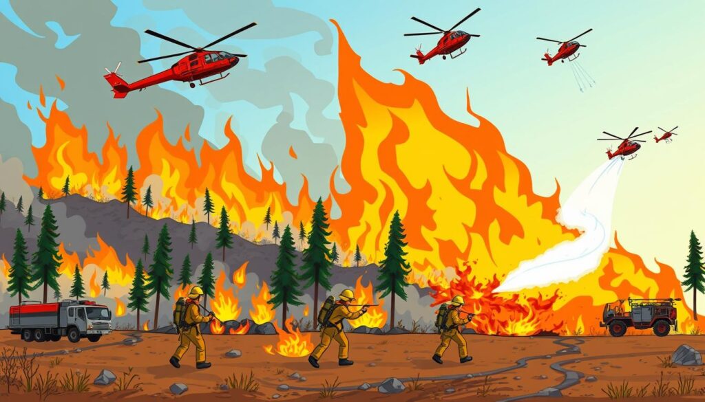 Wildfire Firefighting Techniques