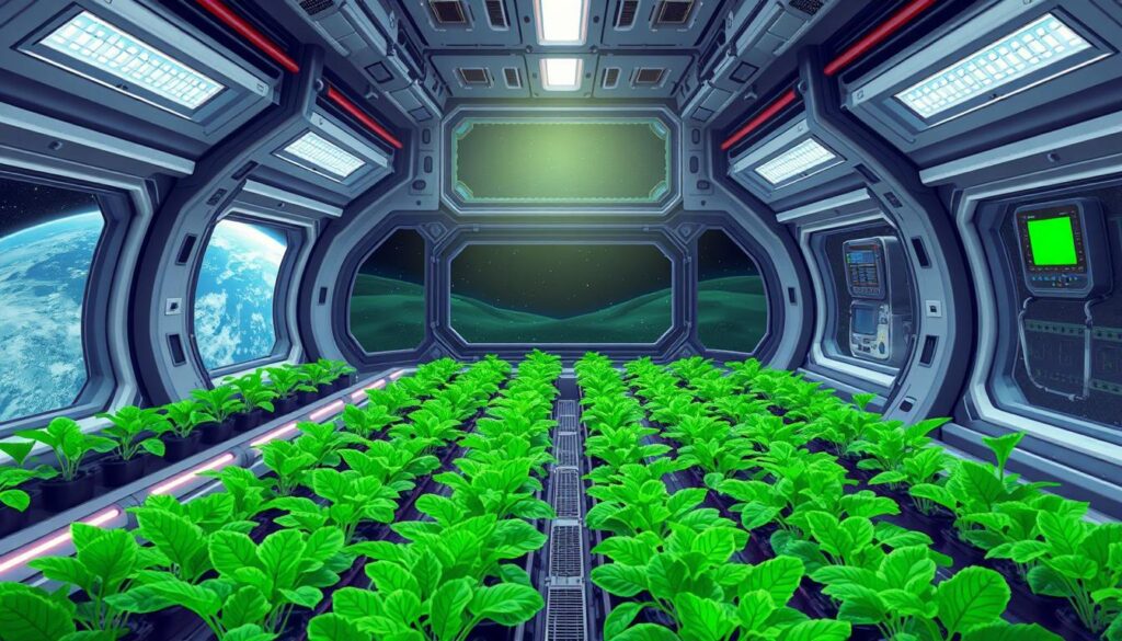 space agriculture, methods