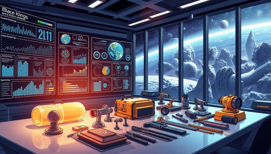 space mining, documentation
