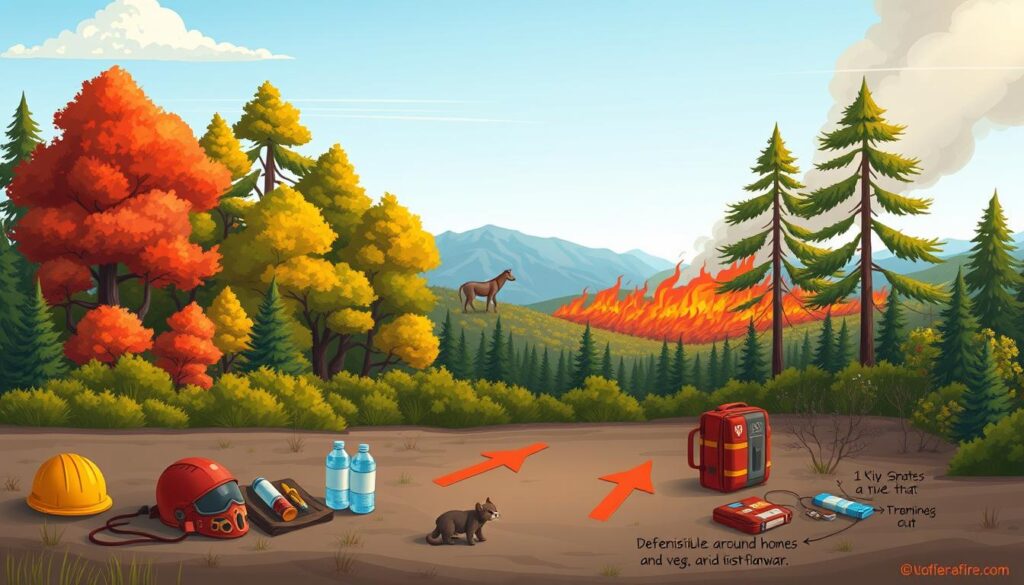 staying safe during a wildfire event