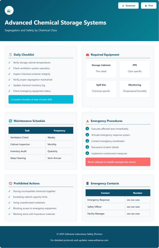 Segregation and Safety by Chemical Class