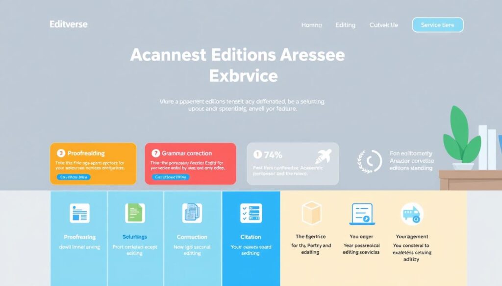 Editverse Academic Editing Packages