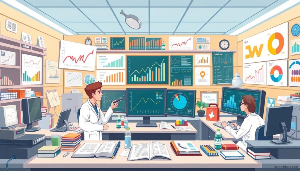 medical statistics, data interpretation, analysis