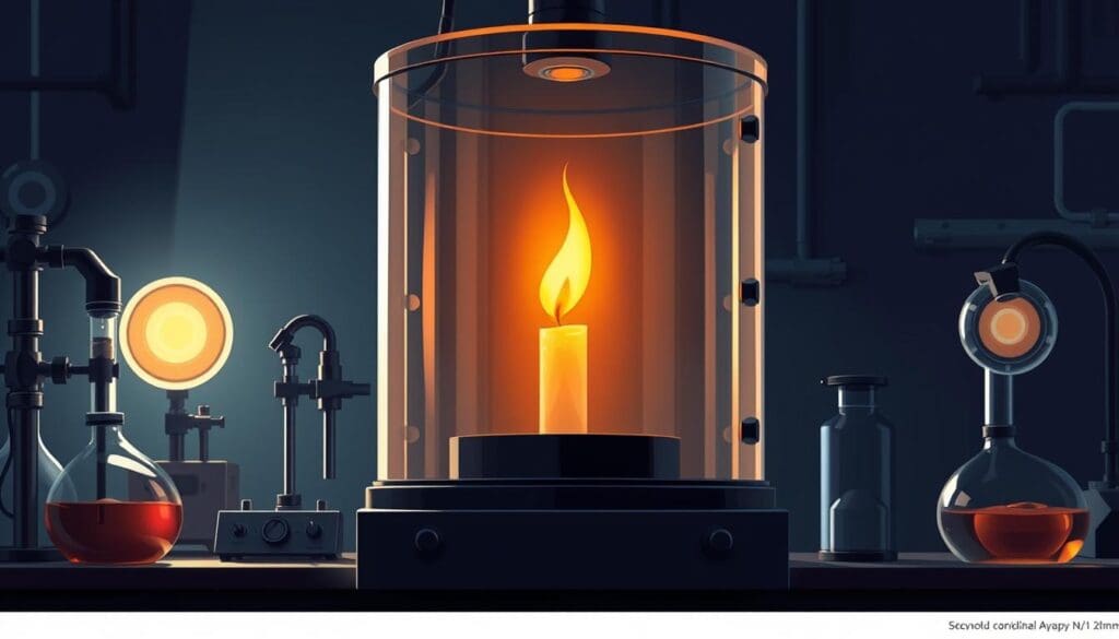 Candle Combustion Vacuum Experiment