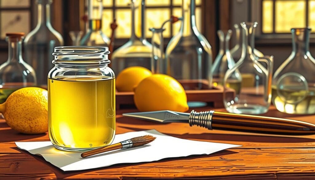 Lemon Juice Invisible Ink Properties