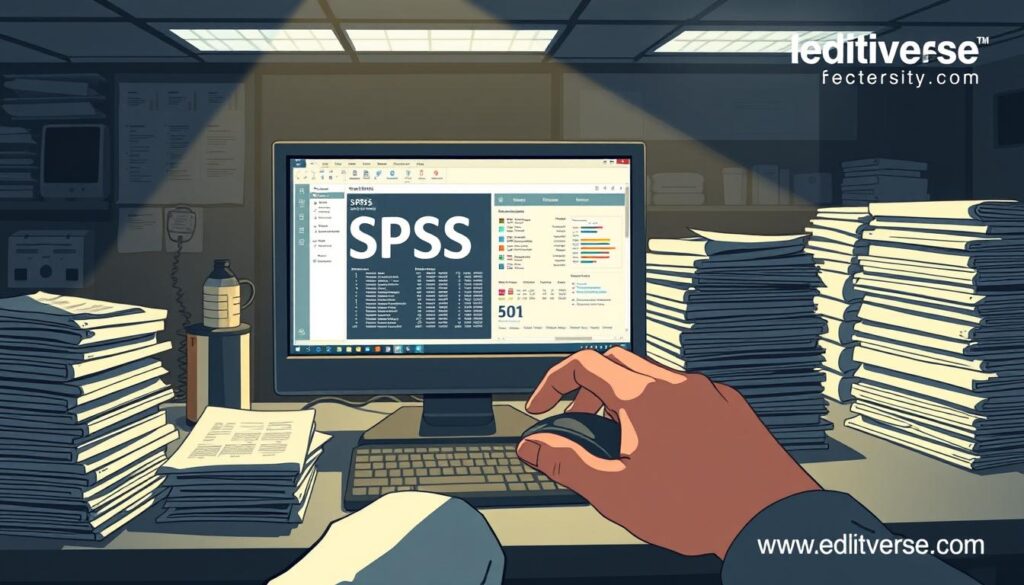 SPSS healthcare competency evaluation data cleaning