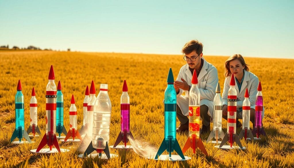 Water Bottle Rocket Launch Trials