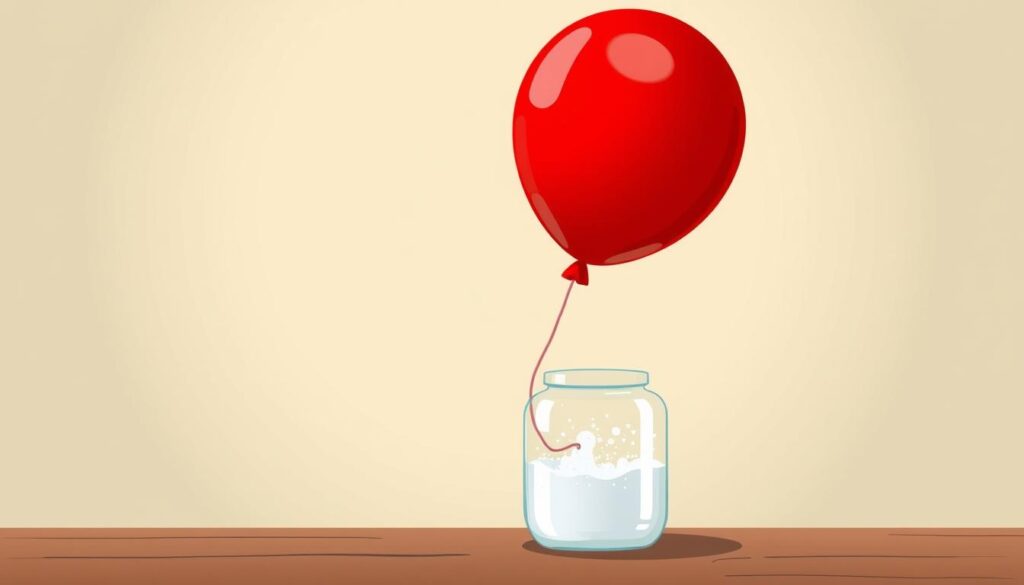 balloon carbon dioxide experiment