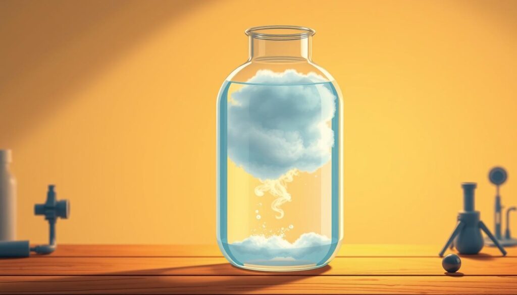 cloud in a bottle experiment