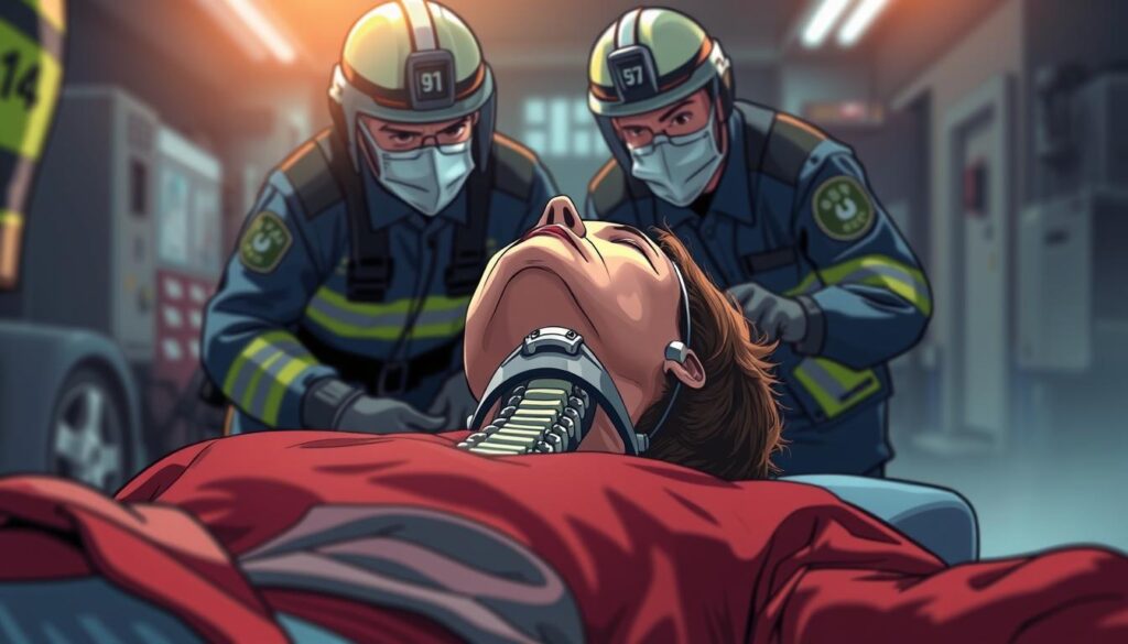 spinal injury moving victim