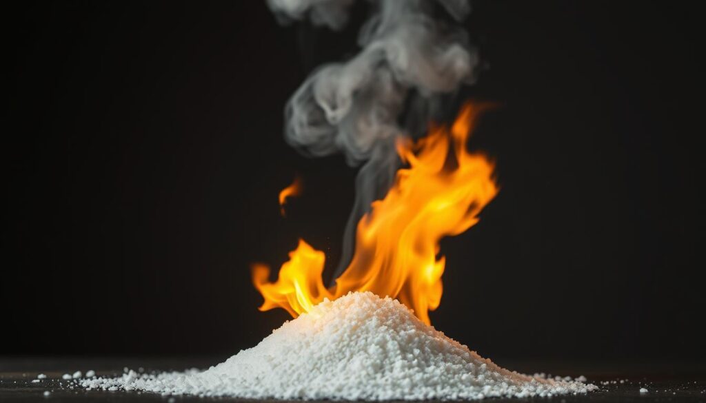 sugar combustion demonstration