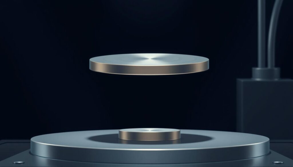 superconductor floating experiment