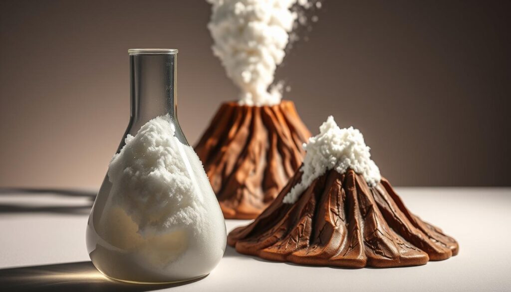 vinegar baking soda volcano