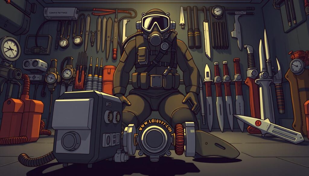 Military diving equipment