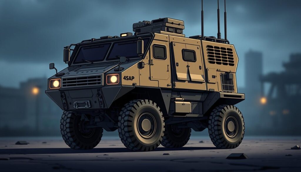 Mine-resistant vehicles