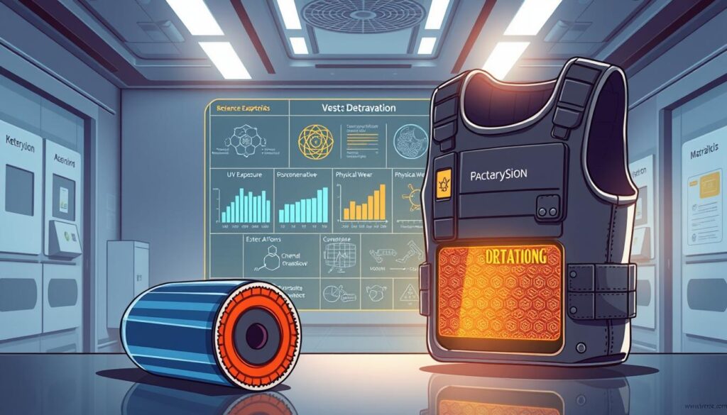 body armor degradation science