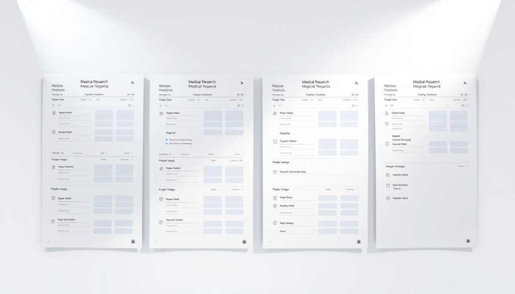 google sheets medical research templates