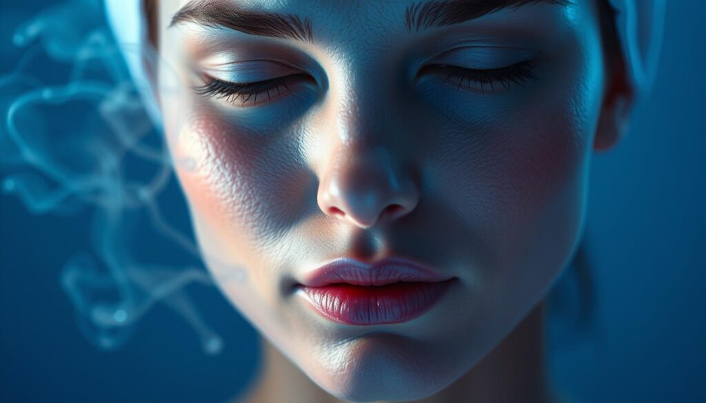ice therapy vasoconstriction pore tightening