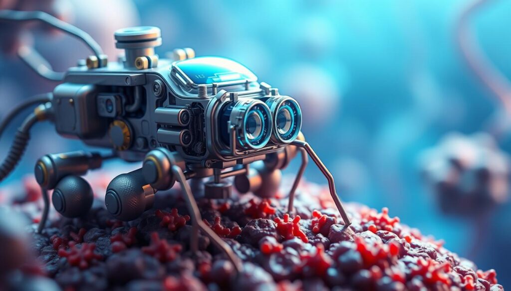 nano-robot data collection