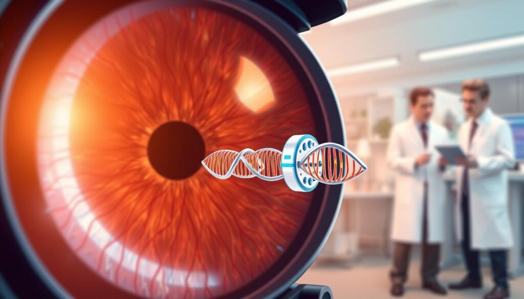 gene editing Leber hereditary optic
