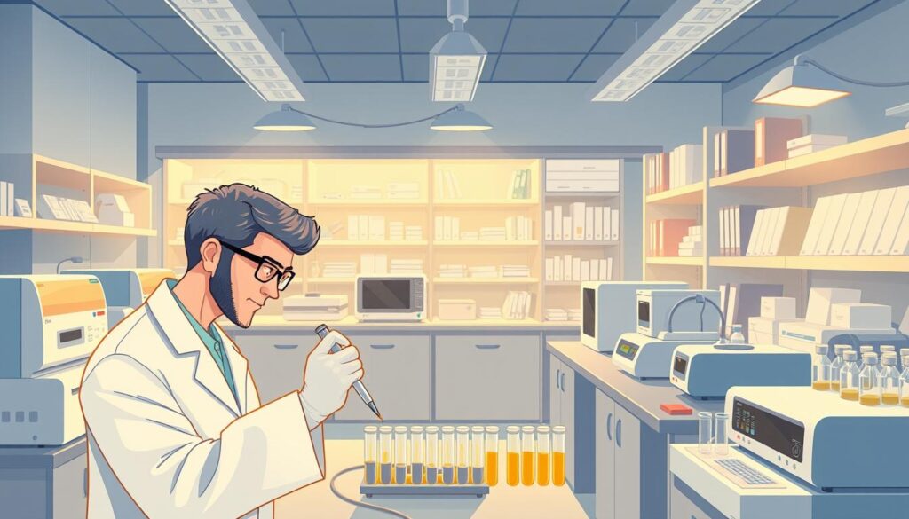 genetic testing laboratory process