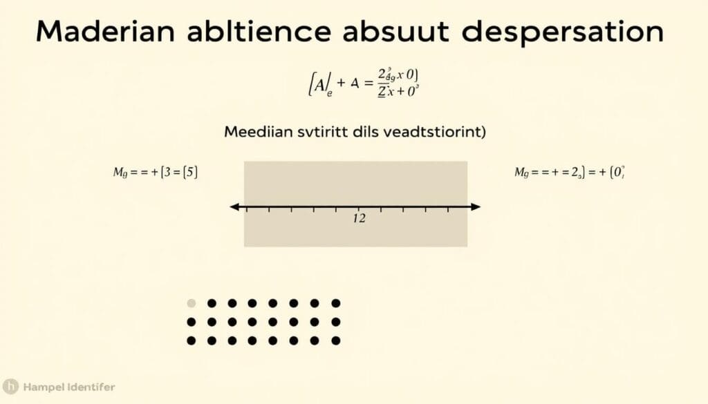 median absolute deviation calculation