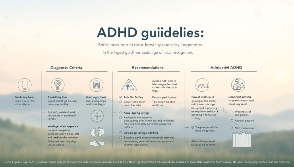 NICE guidelines ADHD adults