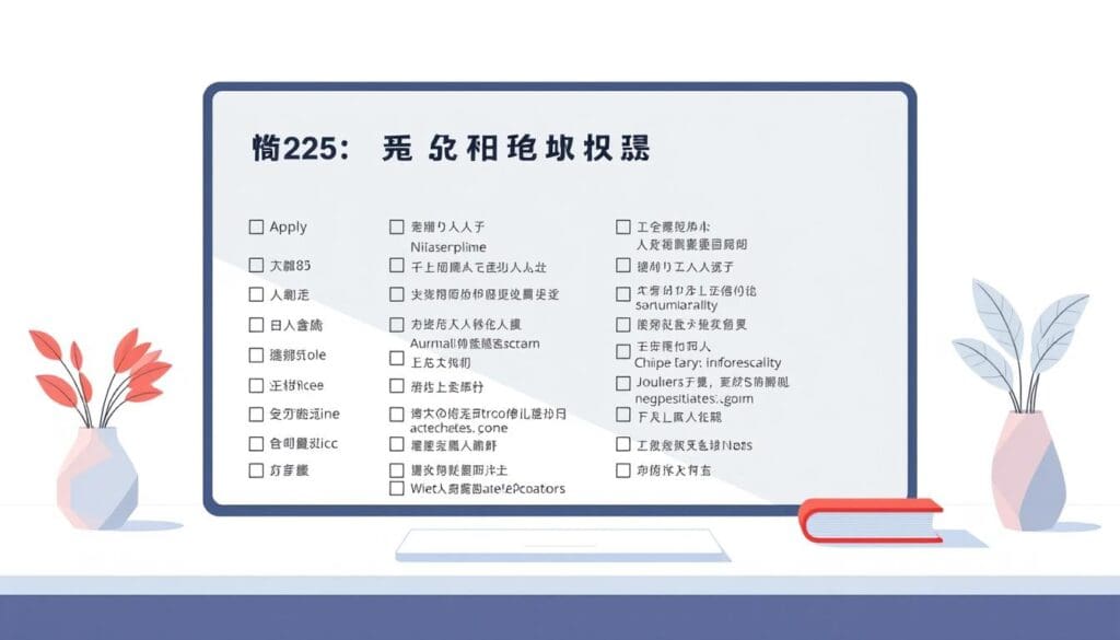 申请材料清单